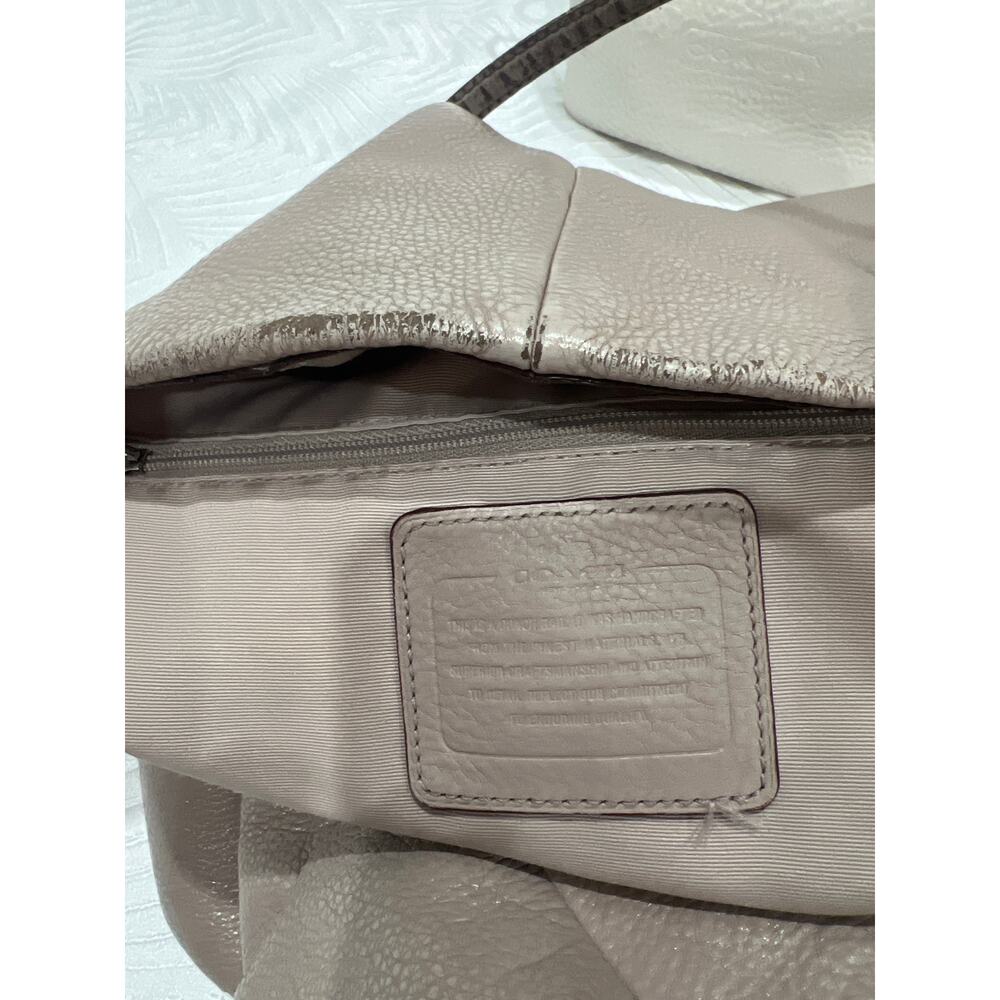 Coach Leather Handbag Lot – Shoulder Bag & Mini Purse, Beige, Elegant F 34495 - Picture 6 of 15